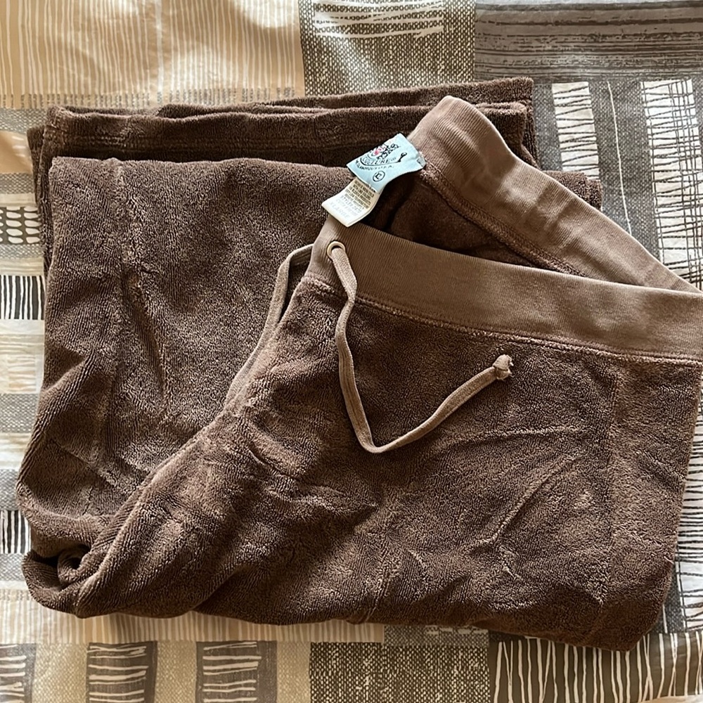Original Juicy Couture toffee terry sweatpants XL